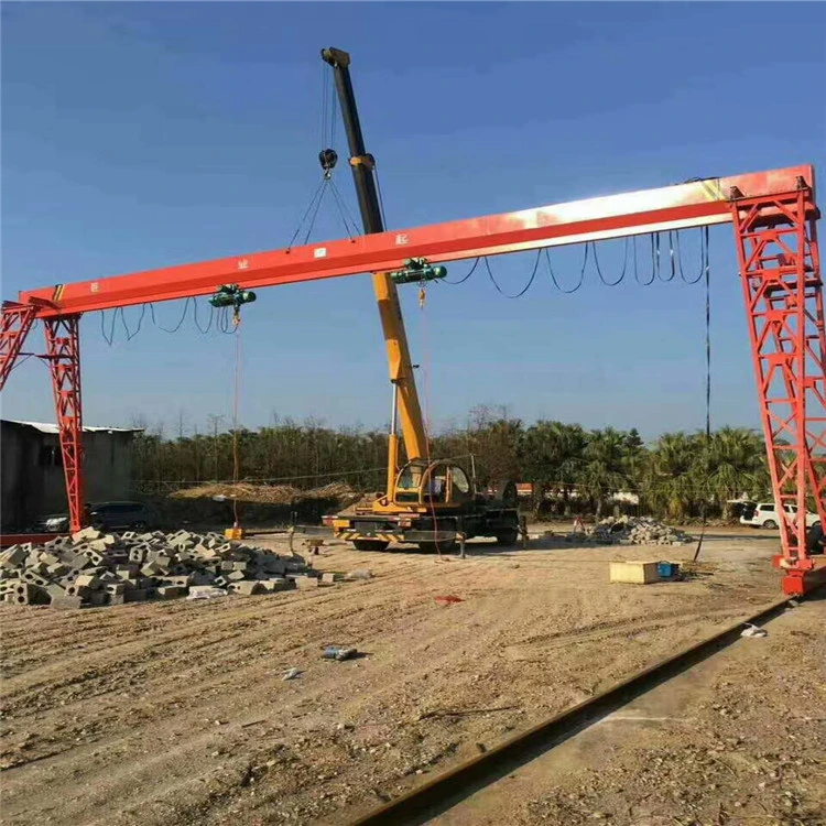 Rail Mounted 10 Ton Single Girder Small Gantry Crane Price