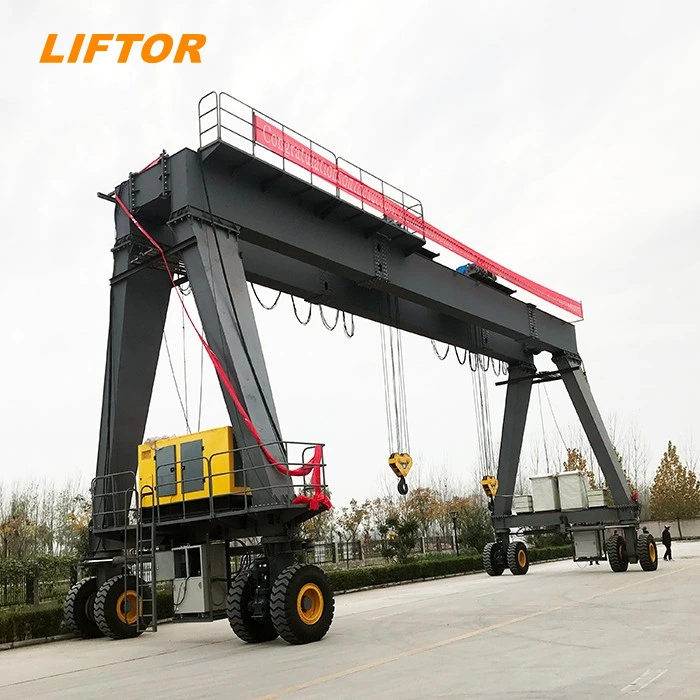 Rail Mounted Full Span Anti Swing Container Gantry Crane