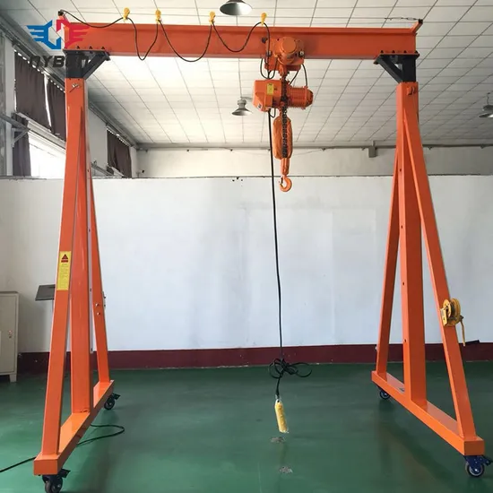 8t Adjustable Height Mini Type Small Portable Gantry Crane