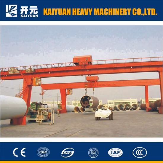L Isolation Single Girder Gantry Crane with 10 Ton Hoist