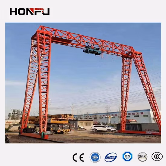 Machine Motorized Rail Mounted Single Girder Gantry Crane Singapore Price